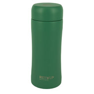 Retulp Tumbler Taupe groen, RVS drinkbeker met theezeefje