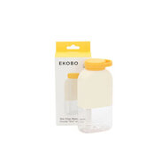 Klein Tritan waterflesje met gele dop van Ekobo