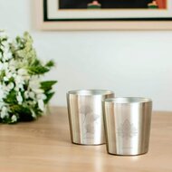 Dubbelwandige rvs bekertjes met gravure bij Greenpicnic