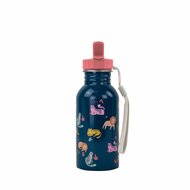 Yoko Design Big Cats drinkfles met rietje