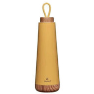 BioLoco Loop dubbelwandige RVS fles Mustard