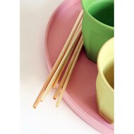 Zuperzozial Wheat STraws, bio rietje met bamboe servies