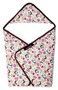Keep Leaf baby blanket Birds Quilted organic cotton