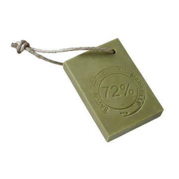 Natuurlijk zeepblok aan koord, Marseille zeep