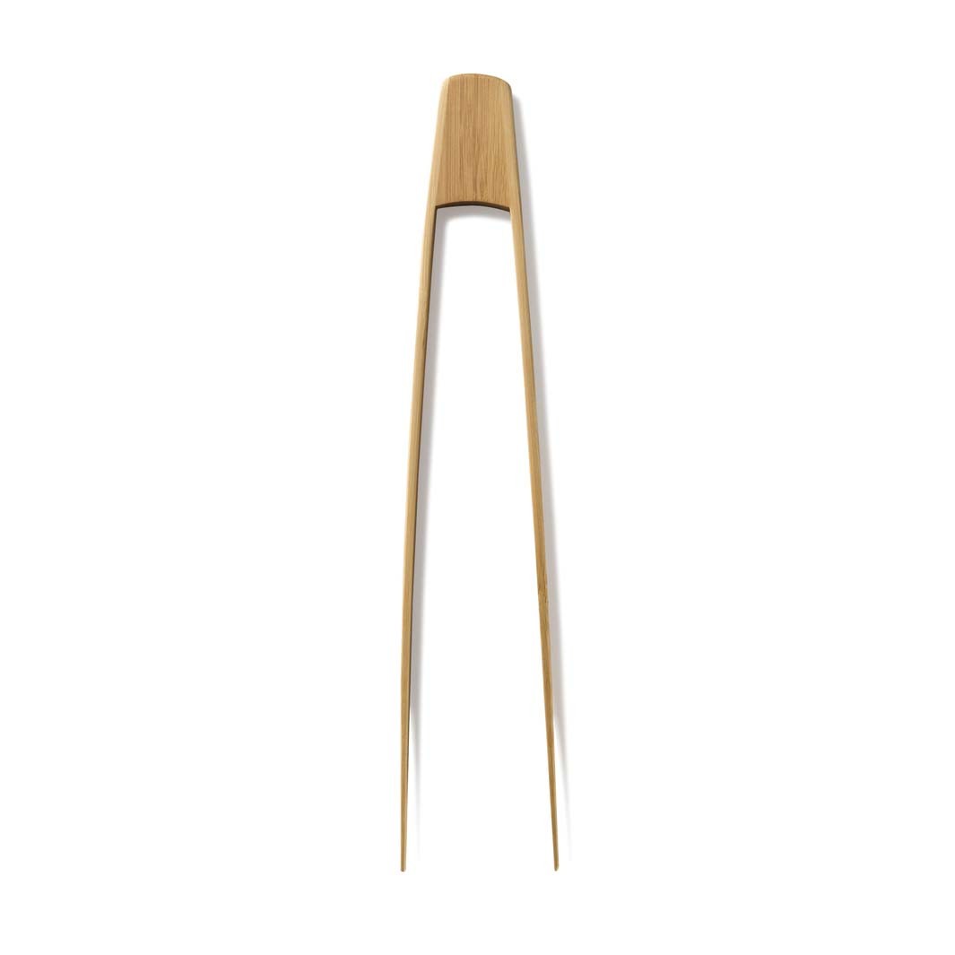 Bambu Tongs Large, grote bamboehouten keukentang