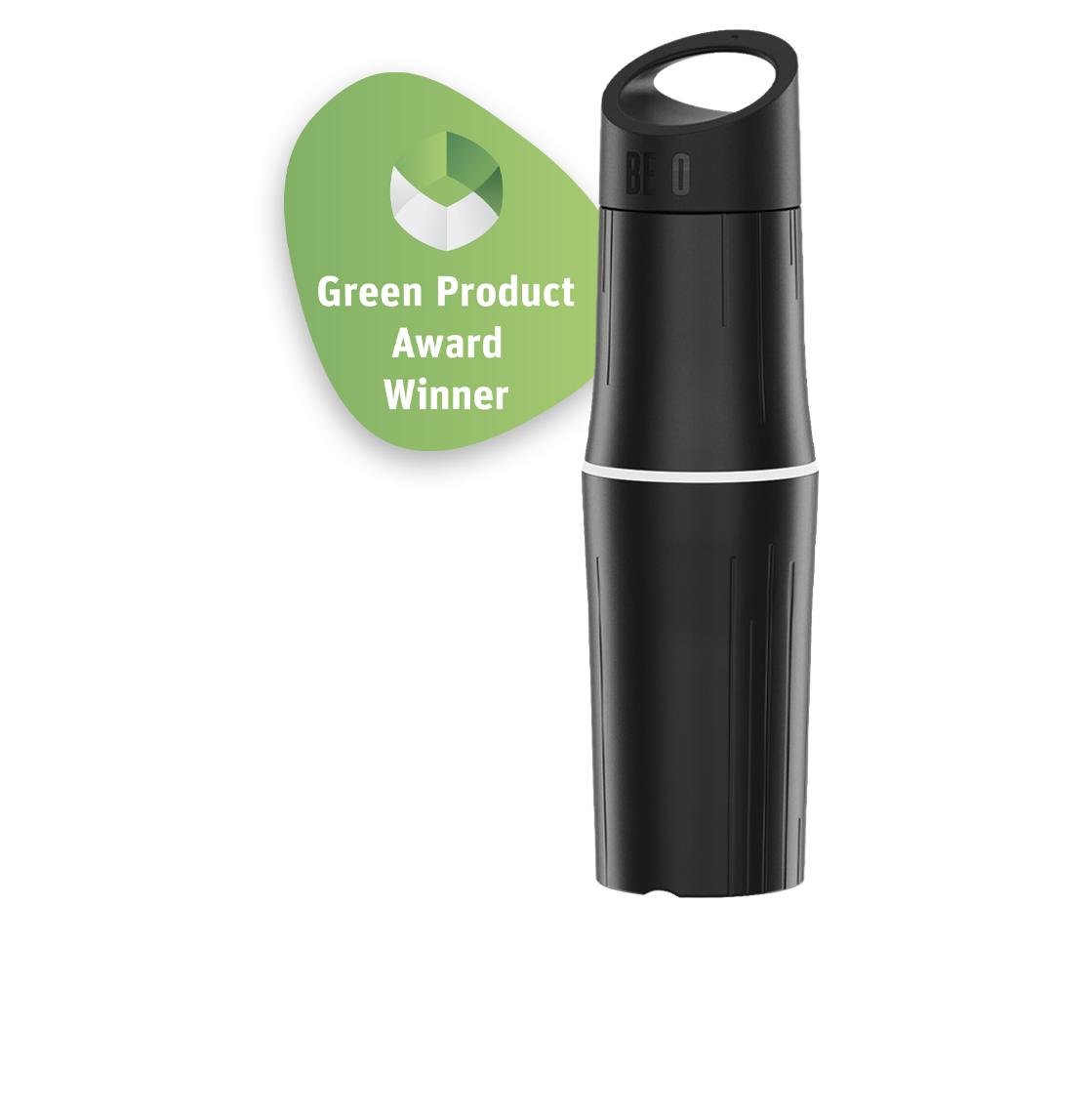 Be O BOtlle Onyx Black bij Greenpicnic