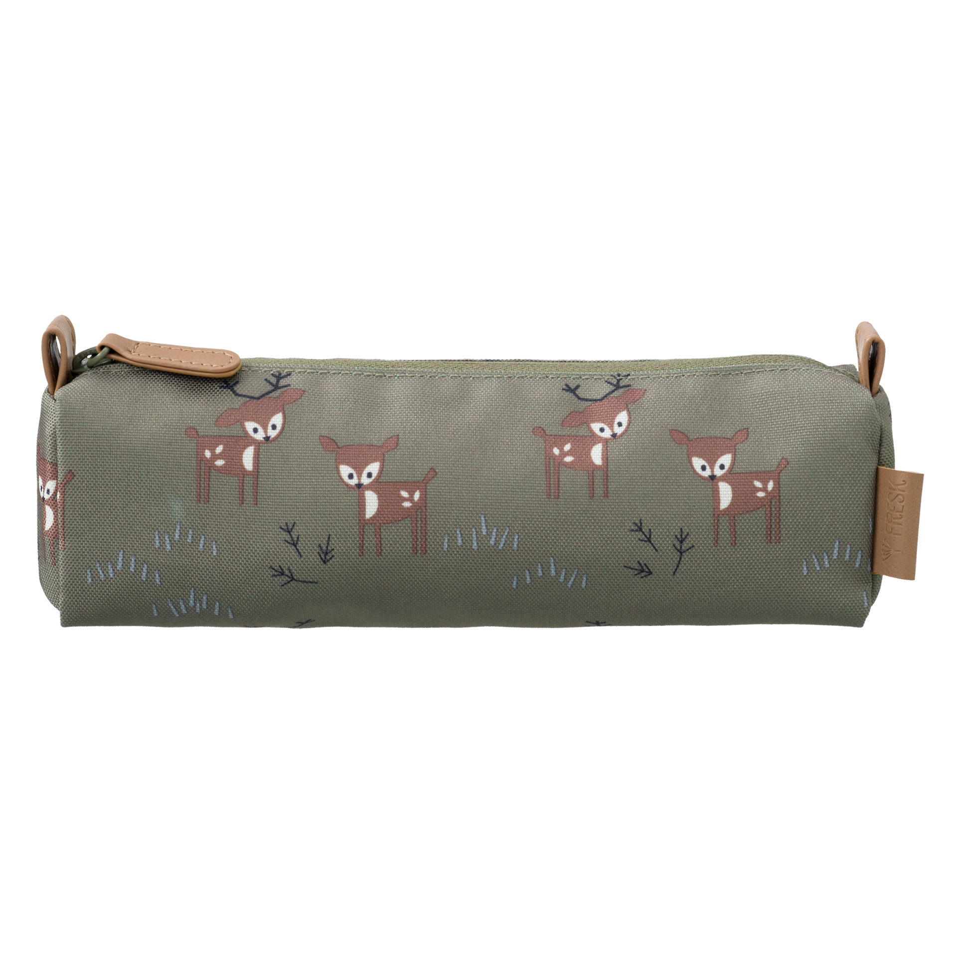 Etui Olive deer van Fresk: gemaakt van gerecycled plastic