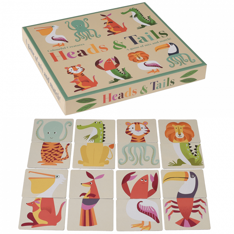 REX London heads and tails game, kop en staart spel Greenpicnic