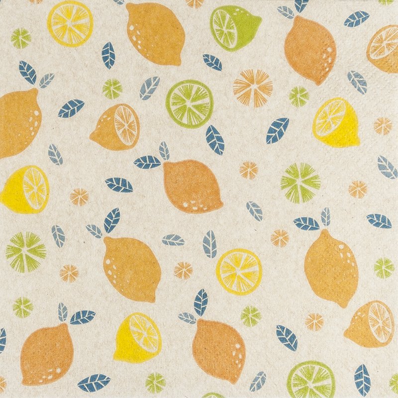 Lemonade eco lunchservetten van Home Fashion