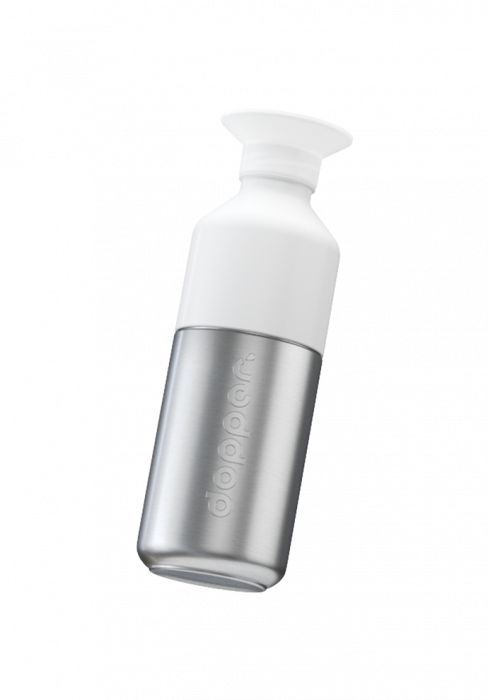 Solid Steel Mini Dopper, enkelwandige waterfles - Verkooppunt GreenPicnic