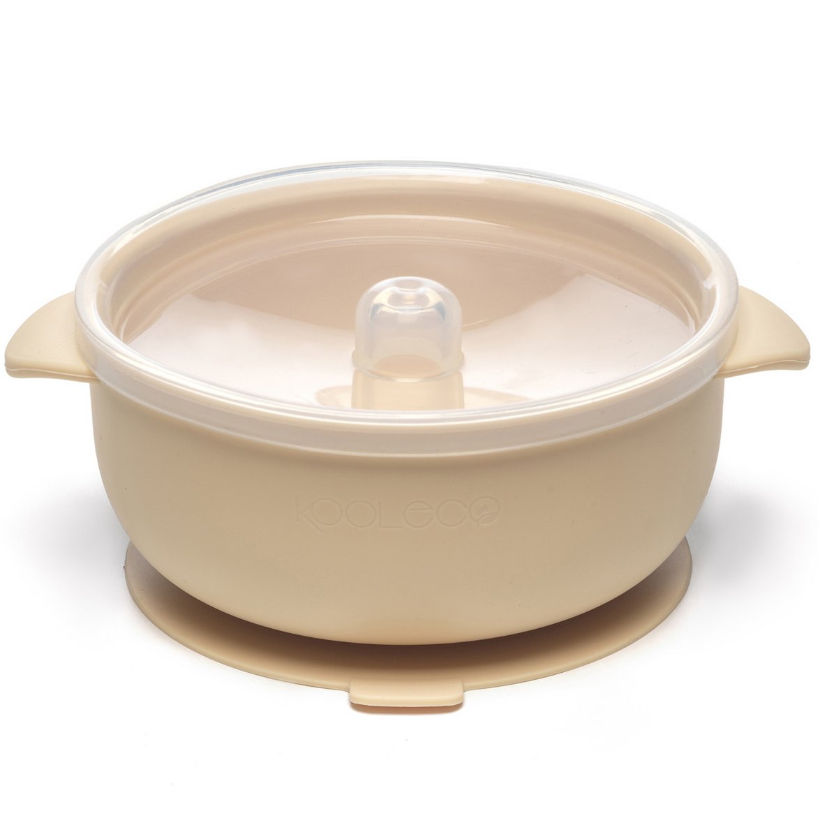 Kooleco Suction bowl, siliconen kinder bakje met deksel