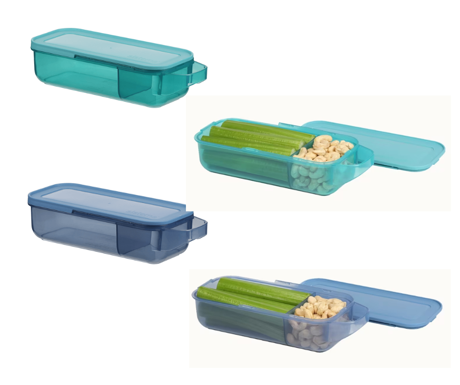 Sistema Ocean Bound Plastic snack box in 2 kleuren bij Greenpicnic