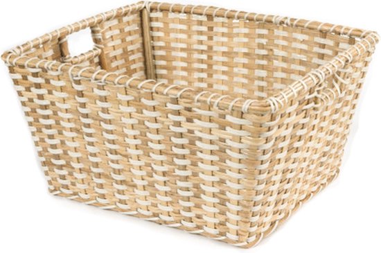 Fairtrade mand van bamboe en gerecycled plastic