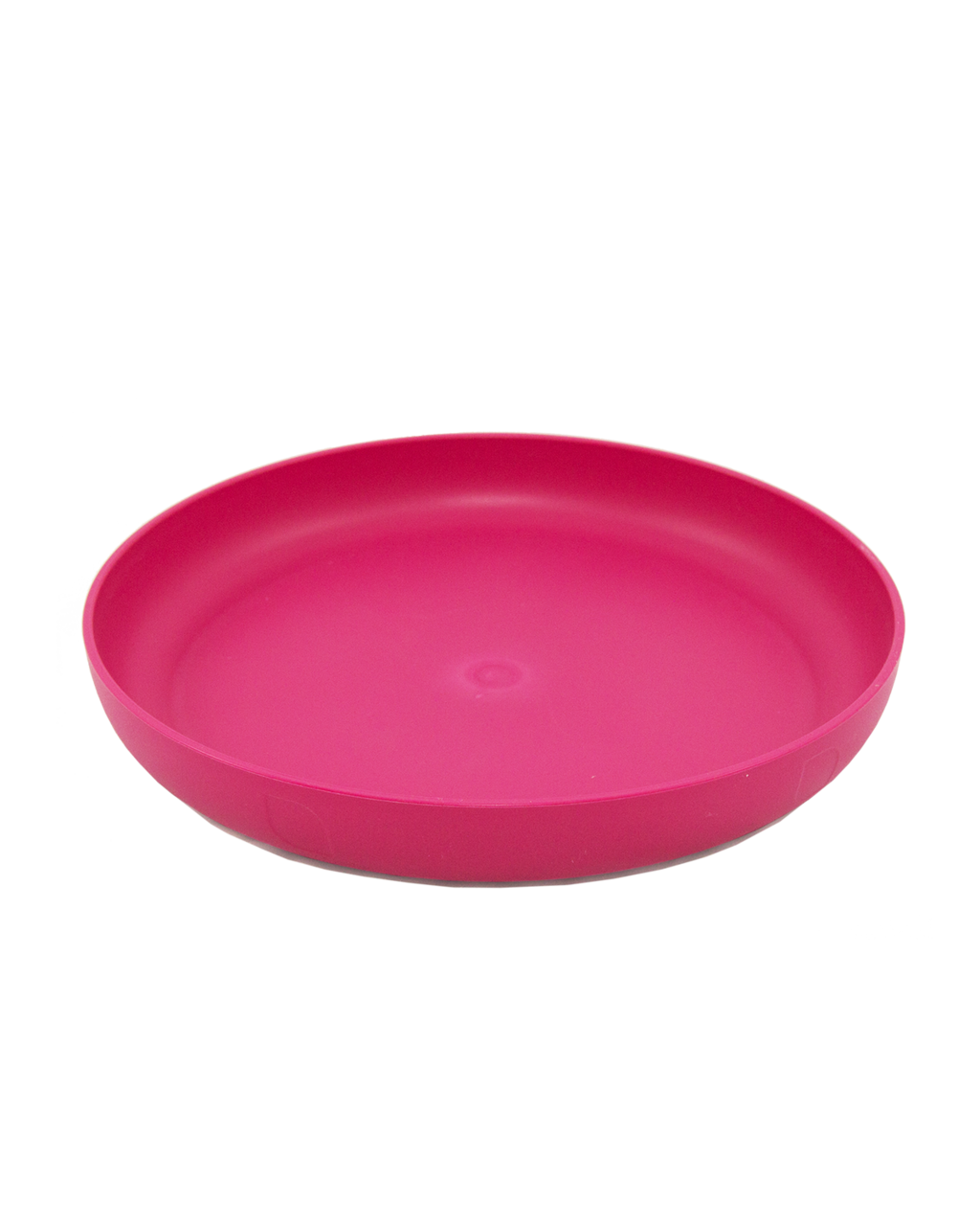 Ajaa teller pink, knalroze bord van duurzaam bioplastic verkrijgbaar bij GreenPicnic