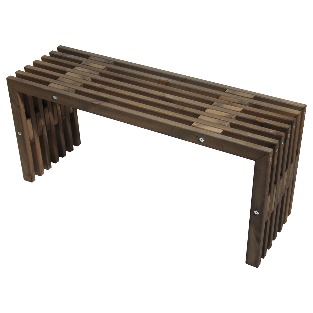 Ecofurn D-Bench 100 pine grey, grijs houten bankje