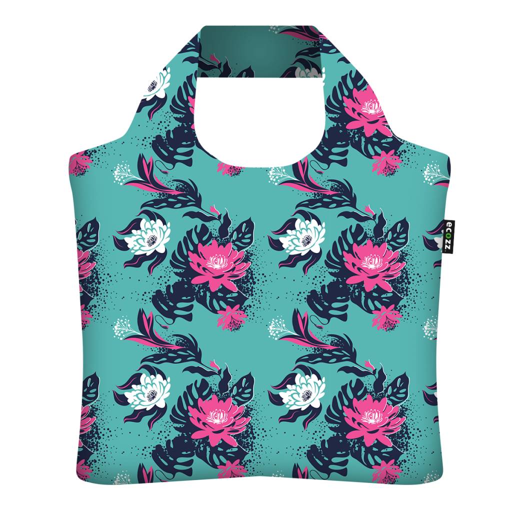 Ecozz opvouwbare shopper van gerecycled plastic Tropico