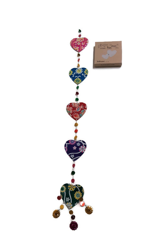 Greenpicnic Fairtrade hartjes slinger papier