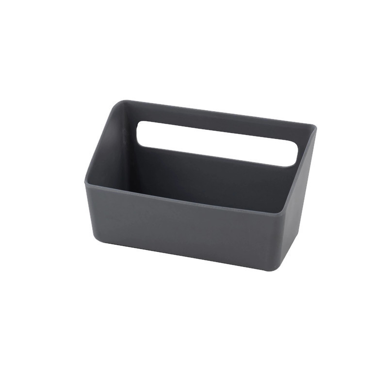 Point Virgule aanrechtbakje uit bamboevezel donkergrijs, ontwerp van Margriet Foolen