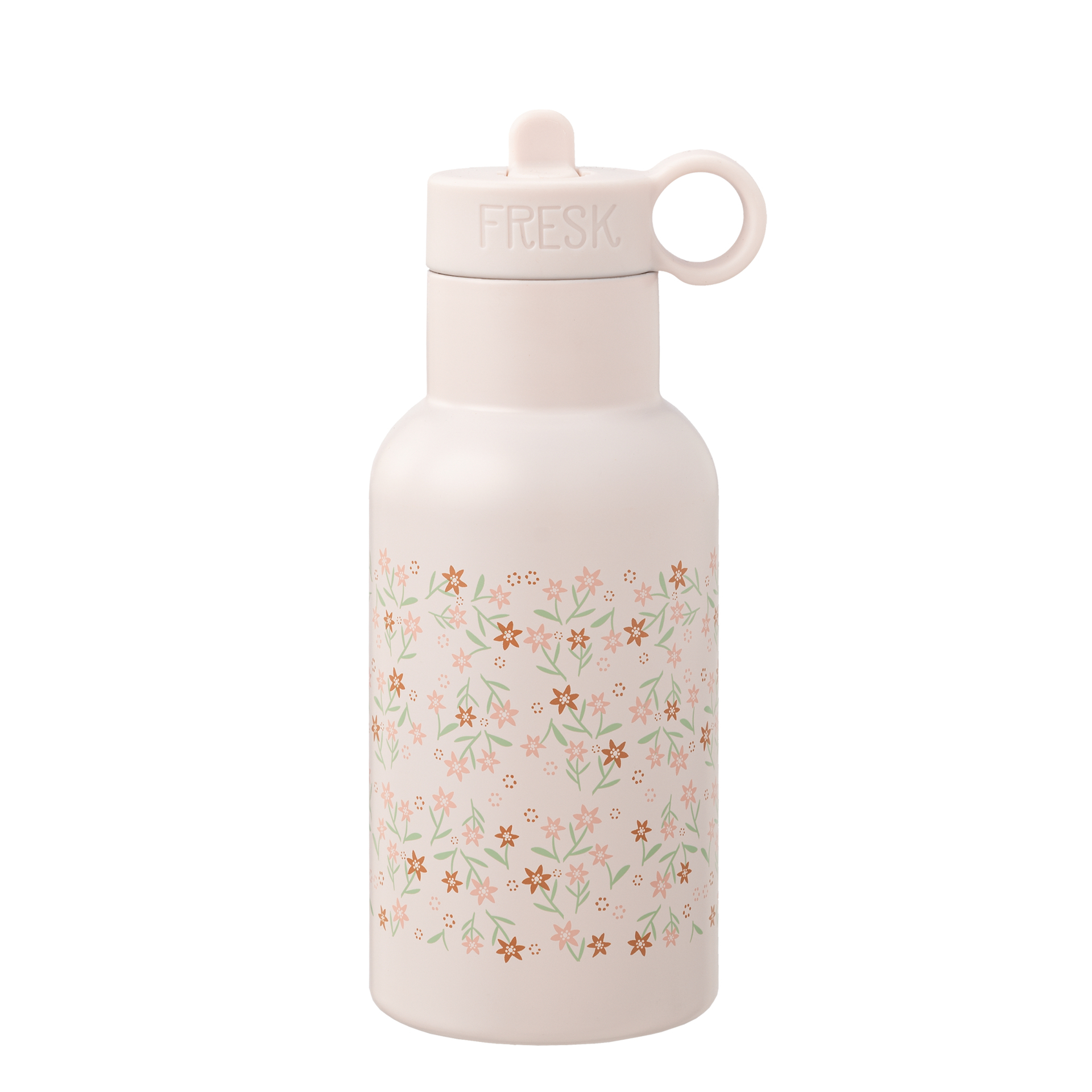 Fresk dubbelwandige RVS drinkfles met bloemen print
