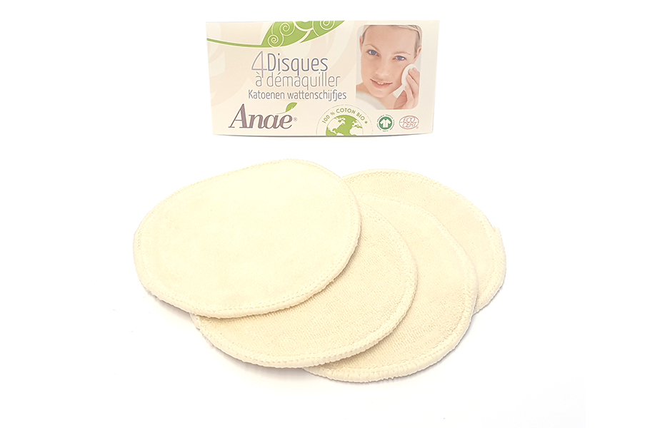 Anae herbruikbare wattenschijfjes bio katoen bij Greenpicnic