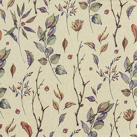 Colored Leaves cocktail servet van Eco lIne