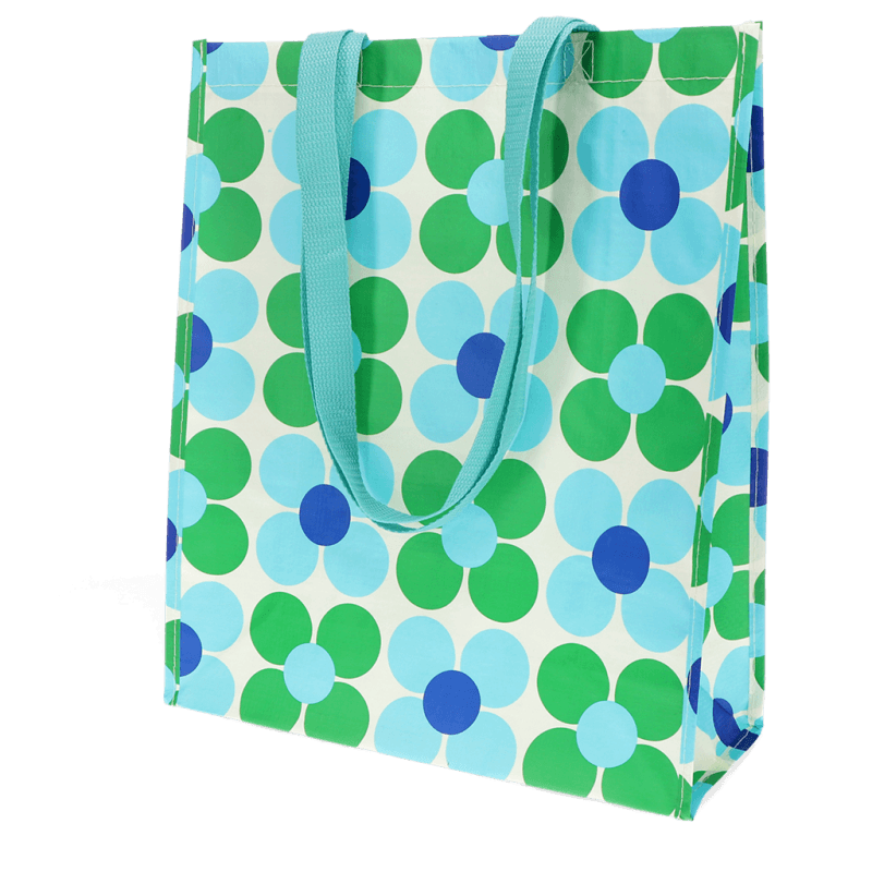 Rex London tas van gerecycled plastic met print Daisy bij GreenPicnic