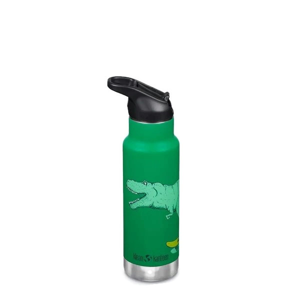 Klean Kanteen Kid Classic isolated Dino Skate fles
