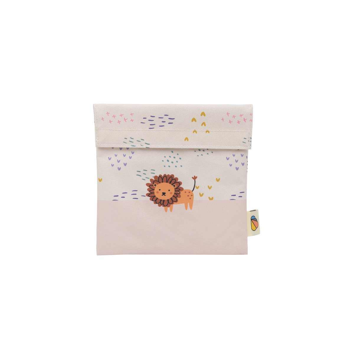 The Cotton CLoud Sandwich Bag Wild Child, herbruikbaar lunchzakje