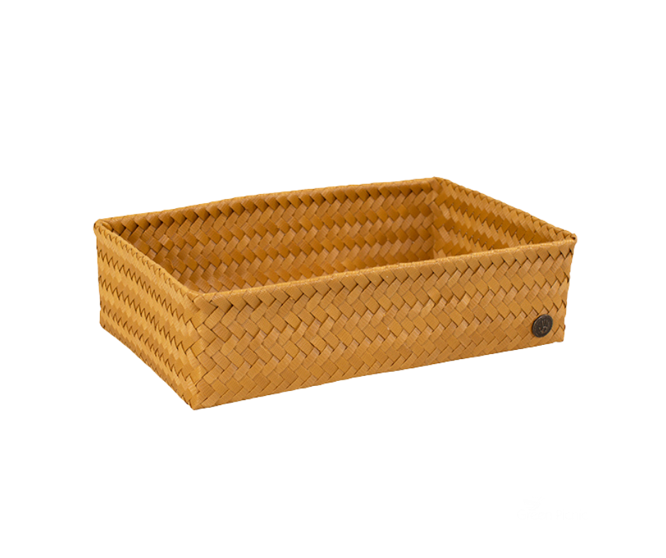 Handed By Basket Fit Big ochre yellow - GreenPicnic