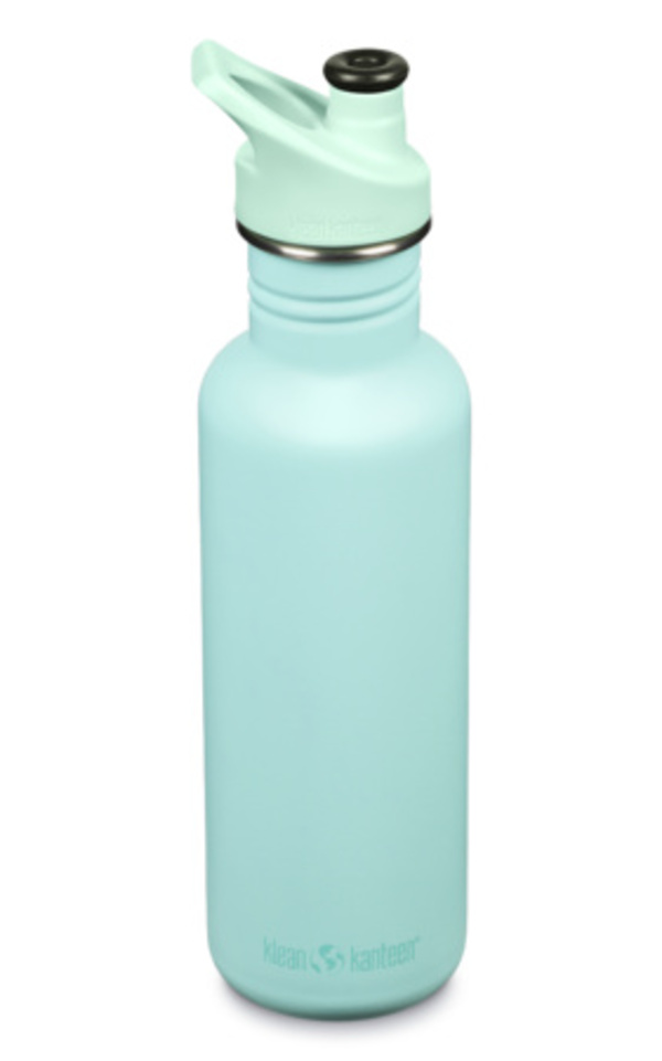KLean Kanteen Classic met sportdop Pastel Turquoise 