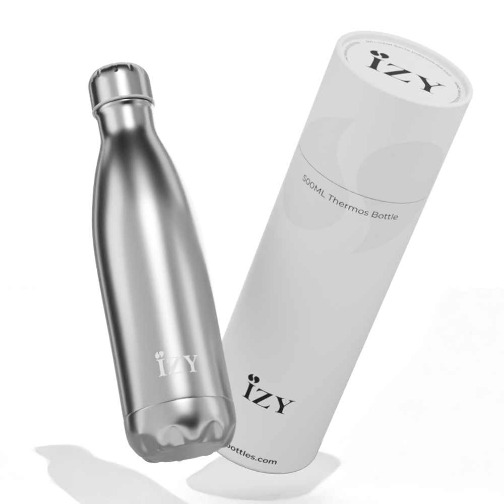 IZY Bottle - Silver 500ml - Greenpicnic