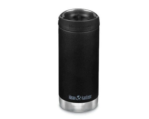 Klean Kanteen TKwide dubbelwandige zwarte drinkbeker