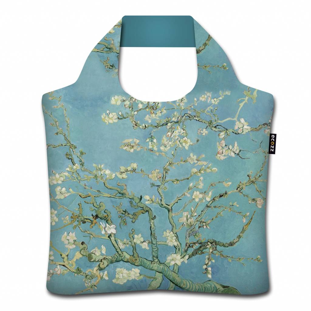 Ecozz opvouwbare ecoshopper Almond blossoms print