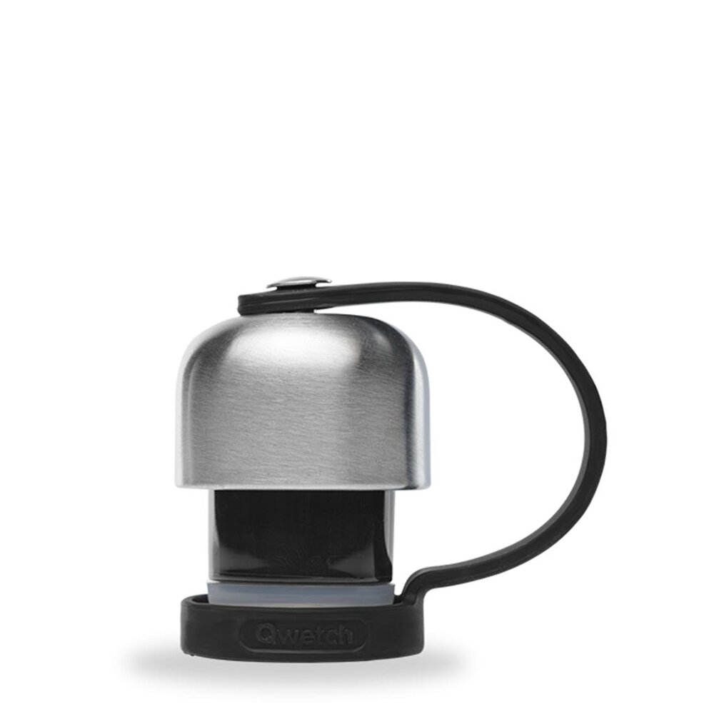 Losse dop met clip voor de Qwetch 260-500ml thermosfles, keuze uit wit of zwart Losse dop met clip voor de Qwetch 260-500ml thermosfles, keuze uit wit of zwart