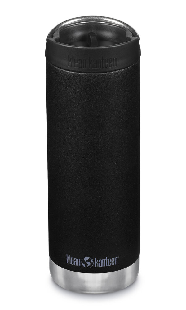 Klean Kanteen TKWide Insulated 473ml Shale black, Thermosfles van gerecycled RVS Klean Kanteen TKWide Insulated 473ml Shale black, Thermosfles van gerecycled RVS