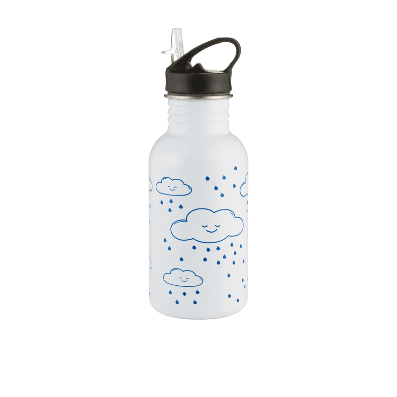 Typhoon Pure RVS drinkfles met inklapbaar rietje - Cloud met kleurverandering Typhoon Pure RVS drinkfles met inklapbaar rietje - Cloud met kleurverandering