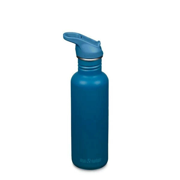 Klean Kanteen Classic Flip Seal Sport Cap Corsair 800ml, grote drinkfles 90% gerecycled RRVS Klean Kanteen Classic Flip Seal Sport Cap Corsair 800ml, grote drinkfles 90% gerecycled RRVS