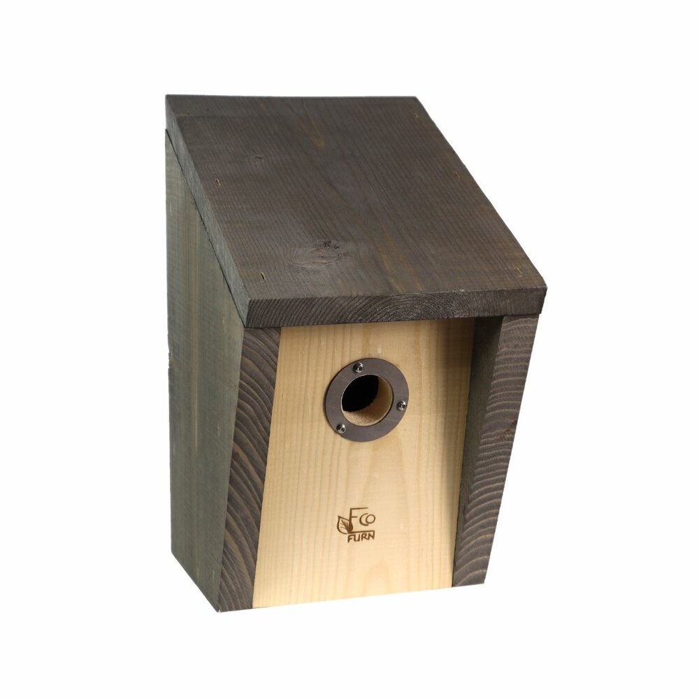 EcoFurn Pönttö 32 Bird House Rock Grey - Vogelhuisje van duurzaam FSC hout
