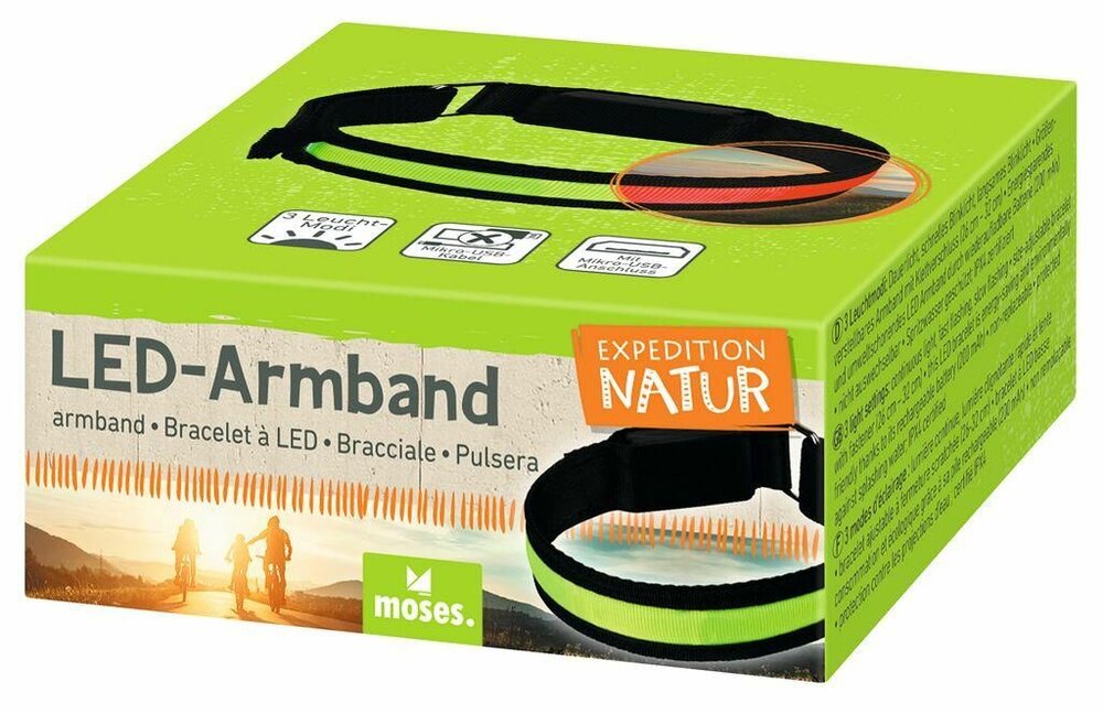 Moses LED armband oplaadbaar