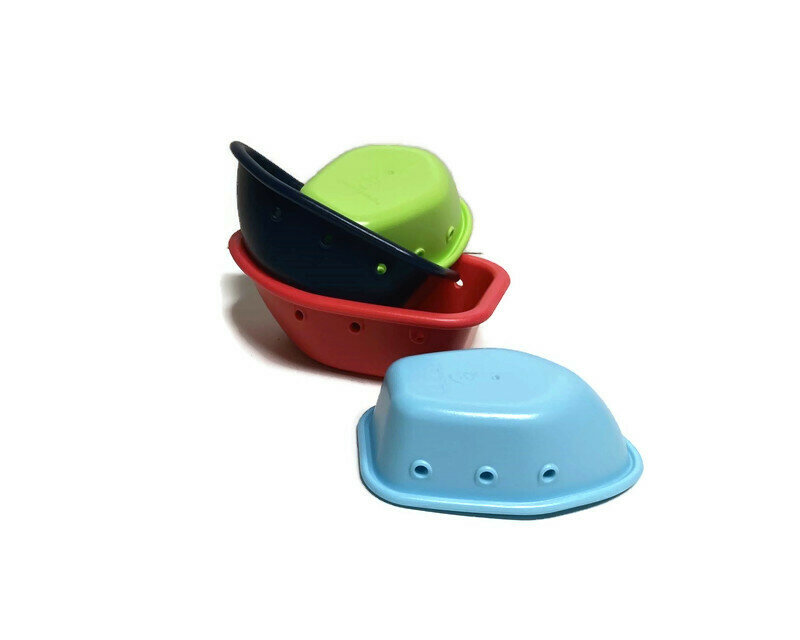 Green Sprouts floating boats - Bio Plastic bootjes voor in bad Green Sprouts floating boats - Bio Plastic bootjes voor in bad