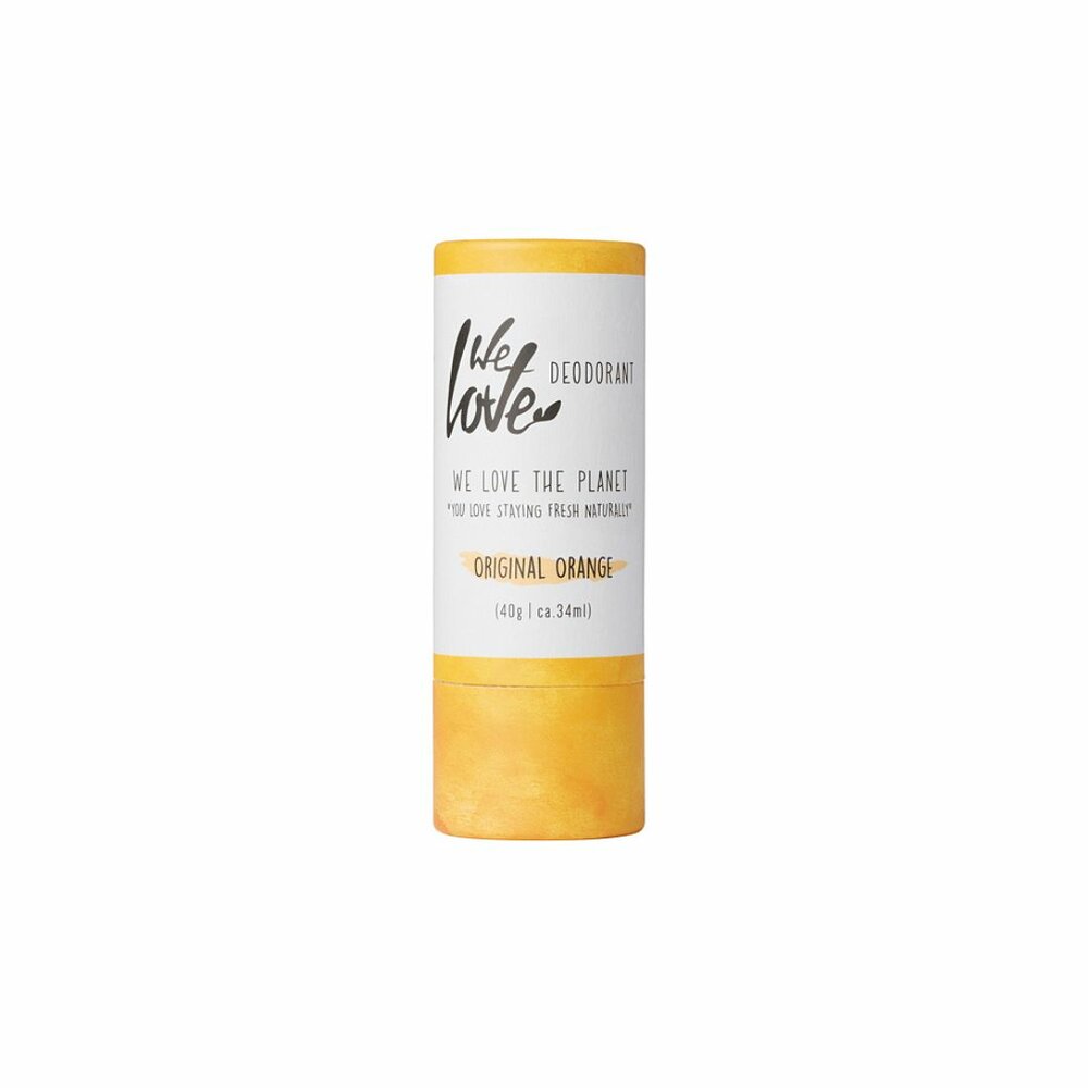 We Love Deo natuurlijke stick deodorant 40gram - Original Orange