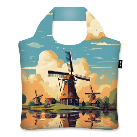 Ecozz Ecoshopper van gerecycled plastic,  Windmill van L. Hanes