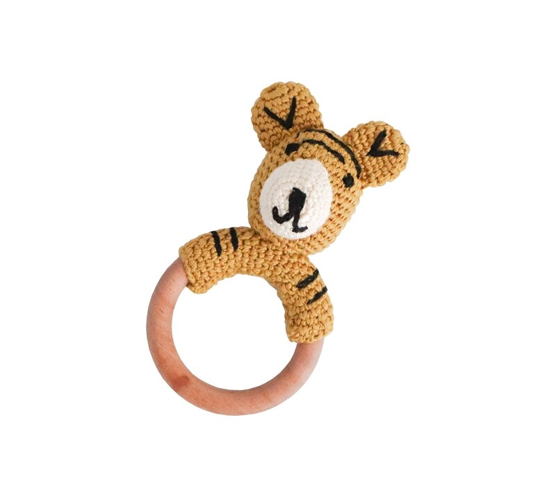 Return to Sender bijtring Tijger - Fairtrade Baby cadeau  Return to Sender bijtring Tijger - Fairtrade Baby cadeau
