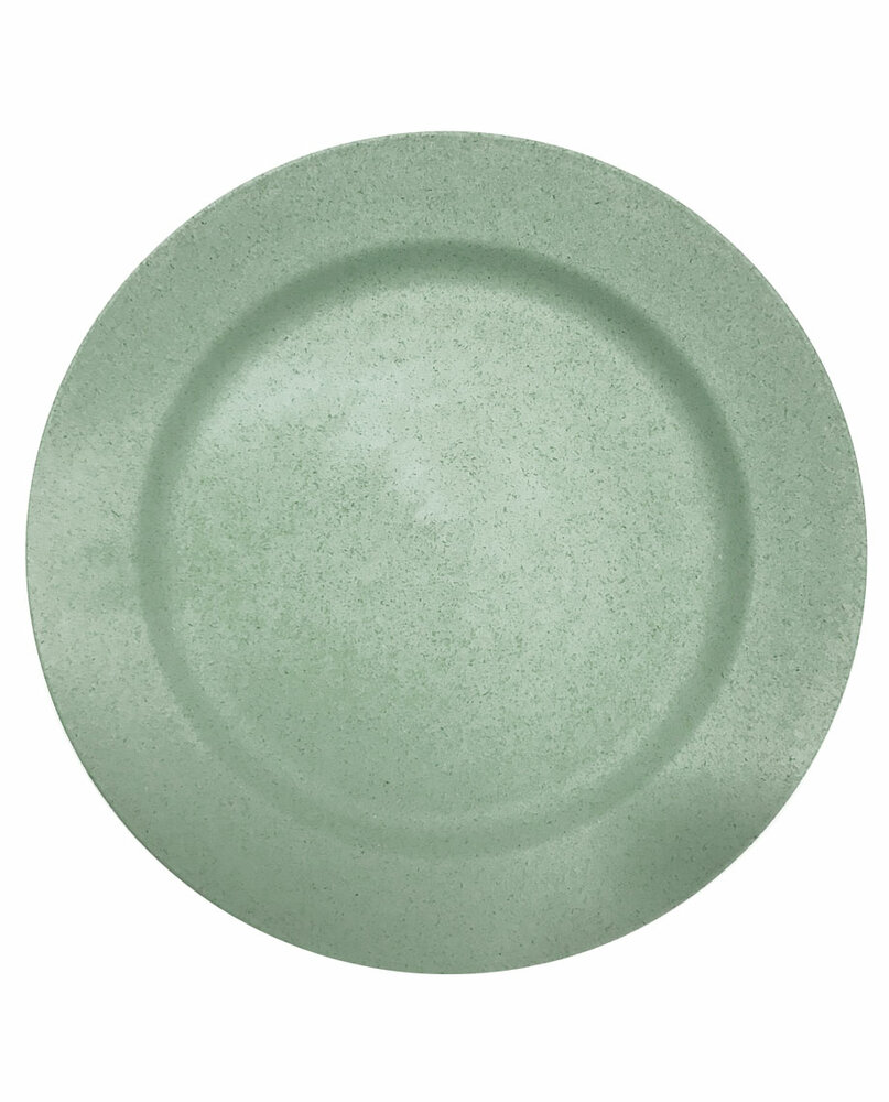 Vibers Bio Plastic bord in groen van PLA uit olifantsgras - SALE