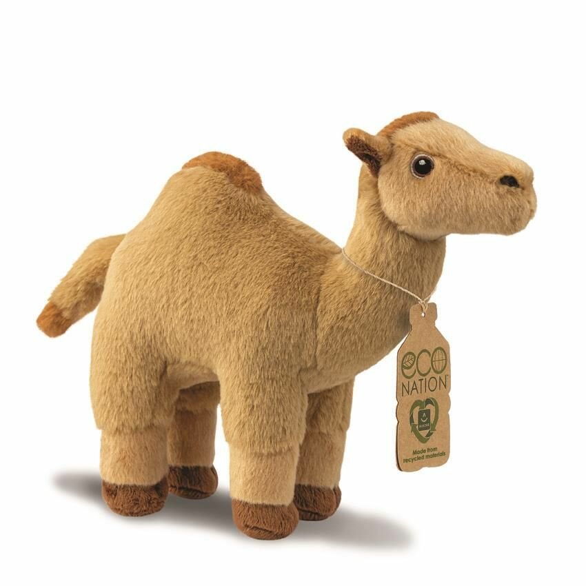 Eco Nation knuffeldier van gerecycled materiaal - Dromedaris