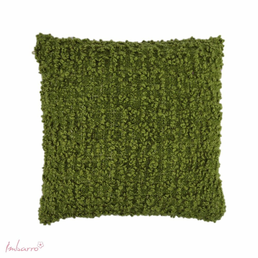 Imbarro Cushion Espen Green - mosgroen sierkussen