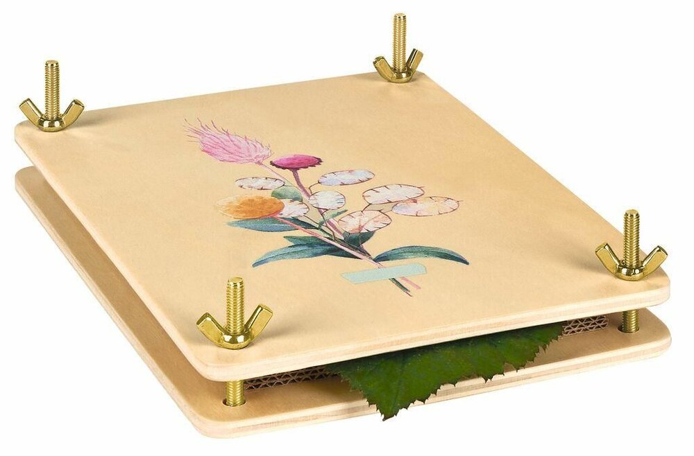 Moses houten Blad- of Bloemenpers