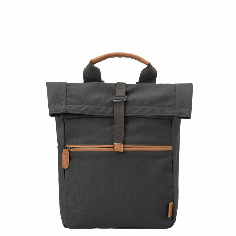 Fresk Uni Small Backpack Dark Shadow - kleine rugzak van gerecycled katoen  Fresk Uni Small Backpack Dark Shadow - kleine rugzak van gerecycled katoen