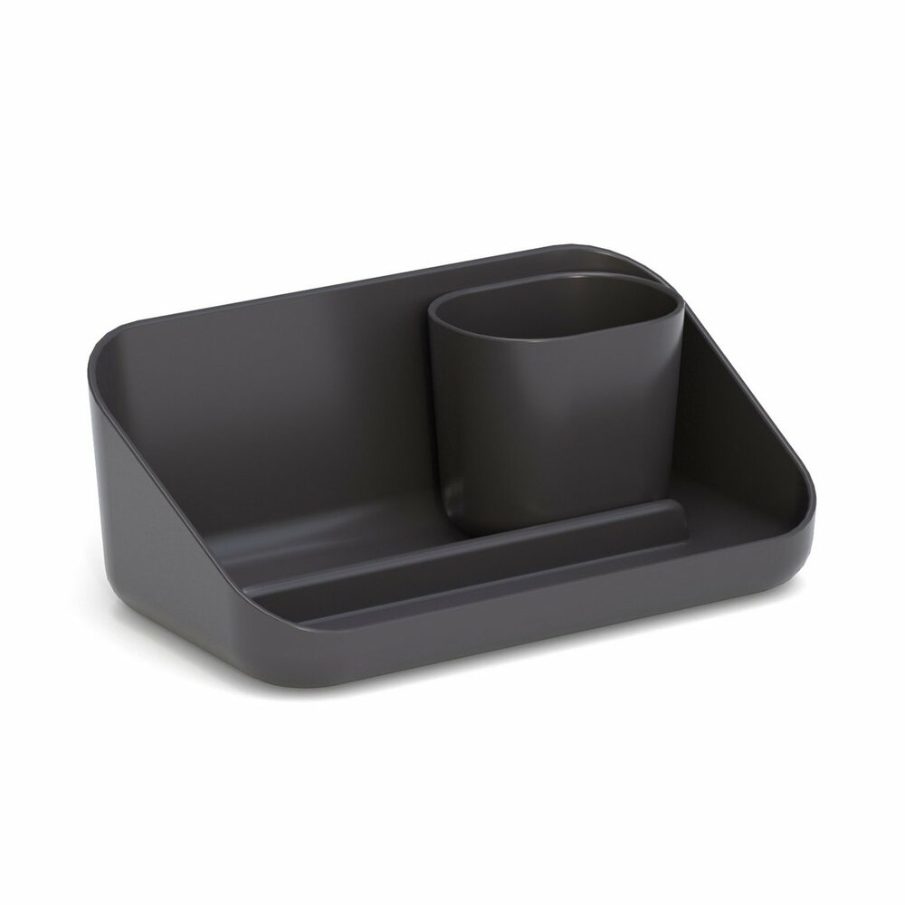 Ekobo Organiser Black - Opbergbakje voor bureau of badkamer 