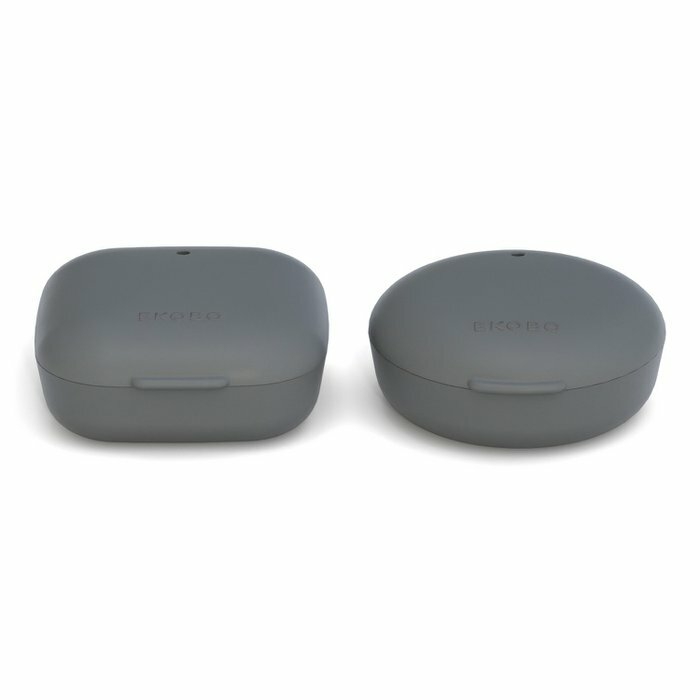 Ekobo Travel Soap Box Duo, set van 2 zeepdoosjes - Smoke